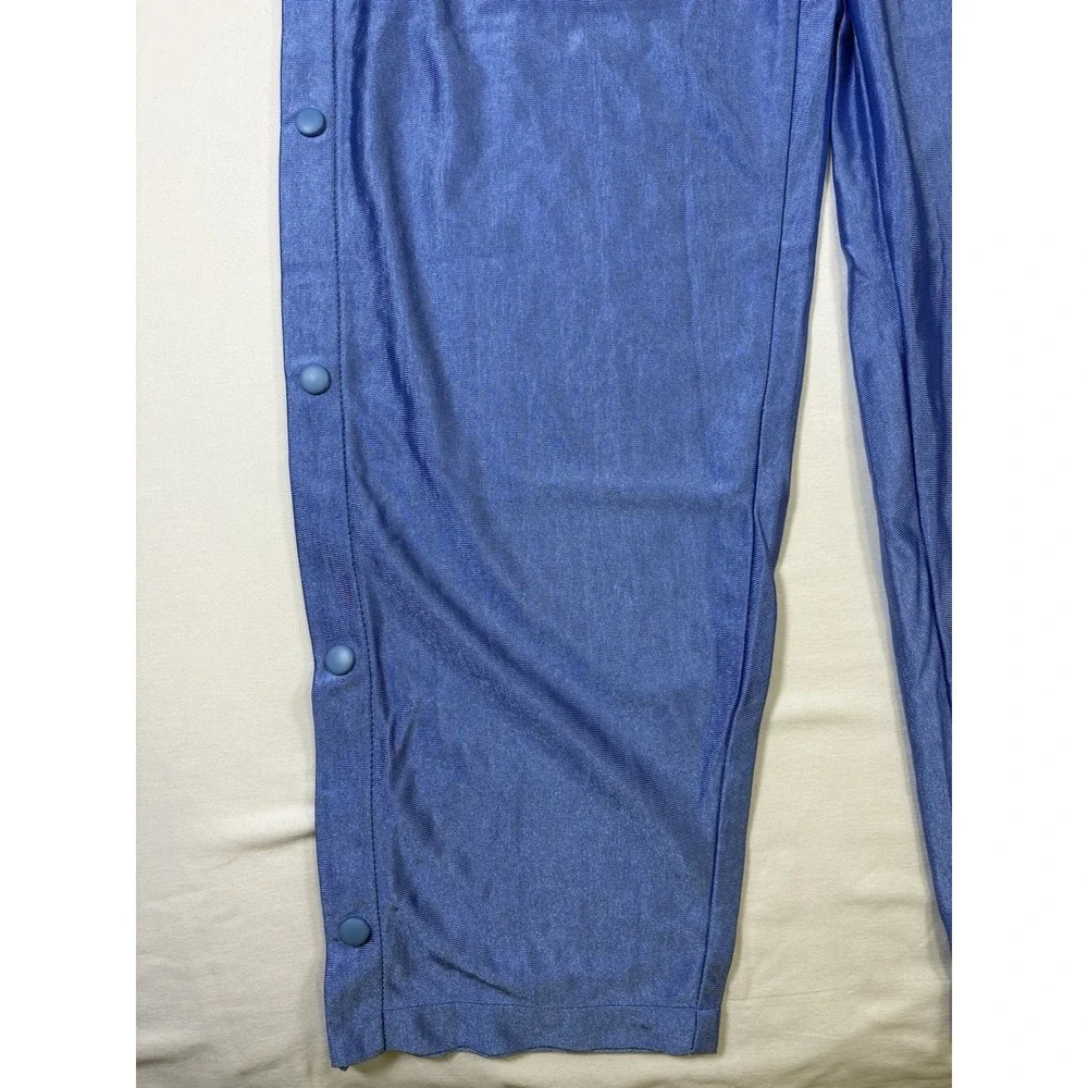 Vtg Jordan UNC Tar Heels Tear Away Snap Pants Men L Blue Breakaway Made in USA